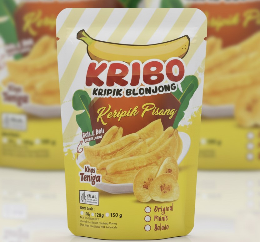 Keripik Pisang KRIBO – Oleh-Oleh Khas Teniga